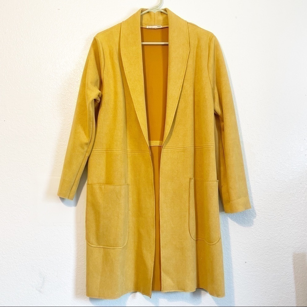 Zara Womens Mid Open Coat. Size Medium